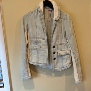 Free people light striped jacket